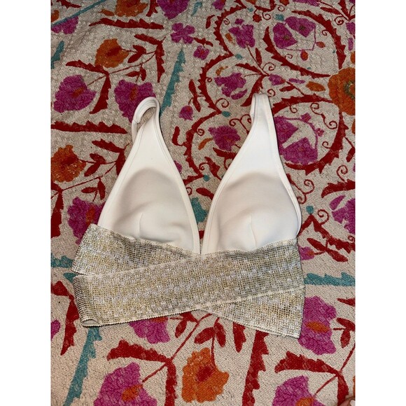 River island white swim top - Picture 1 of 4